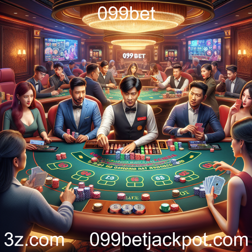 Experiência Imersiva de Cassino Ao Vivo no 099bet